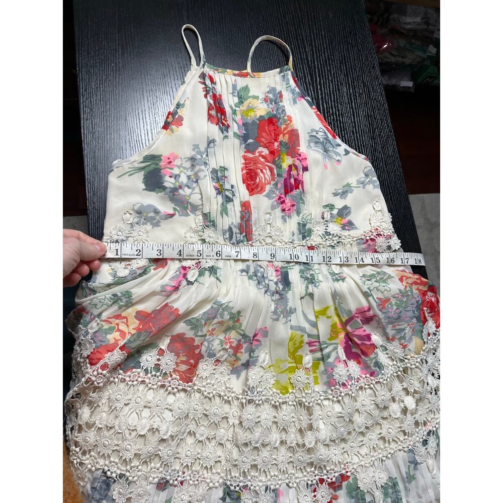 Ranna Gill Anthropologie "Kalila" Boho/Cottagecore/Shabby Chic  Ruffle Dress